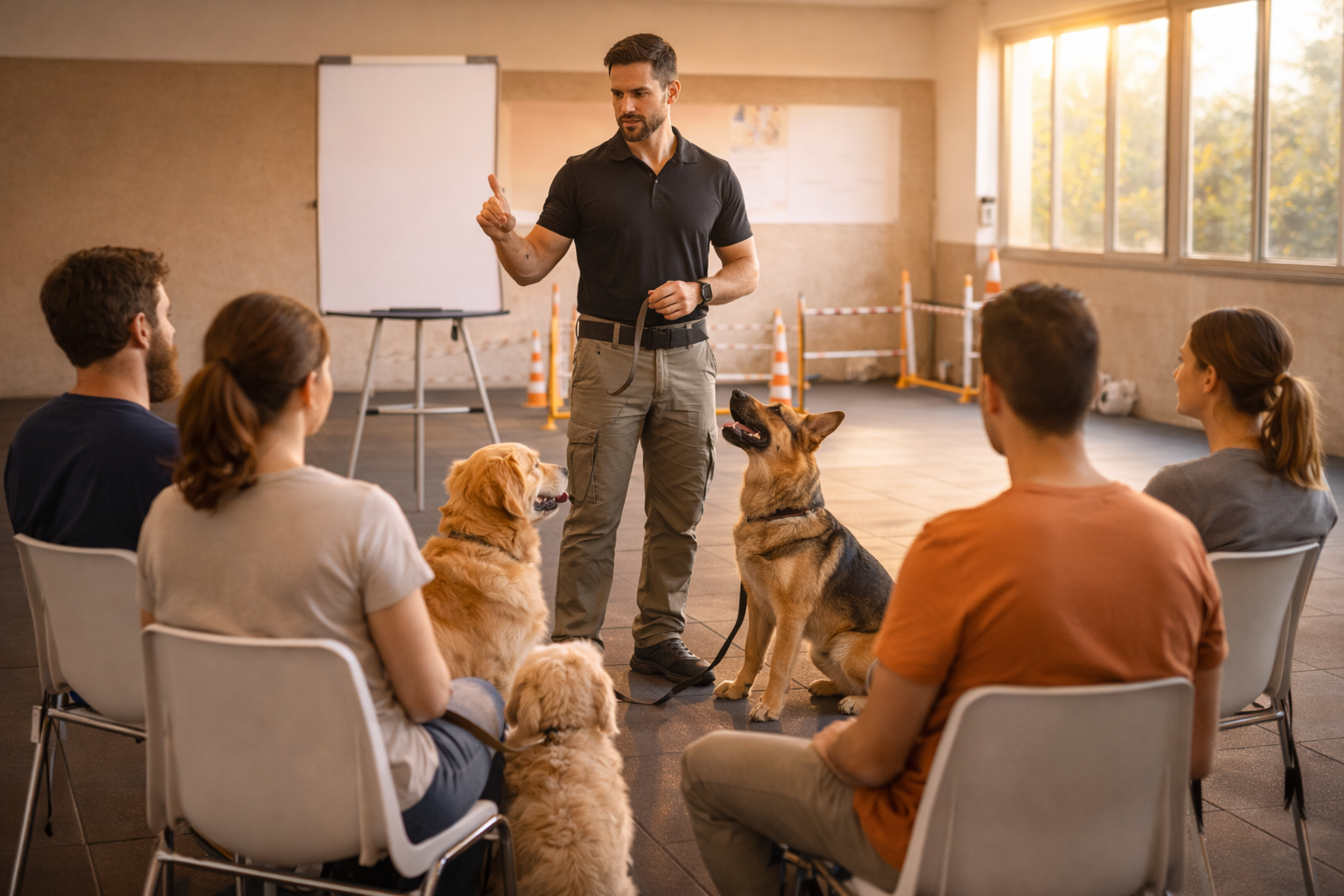 Aula di formazione per professionisti del pet care